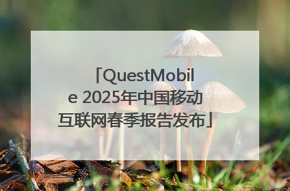 QuestMobile 2025年中国移动互联网春季报告发布